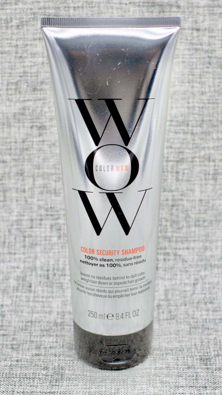 ColorWow Color Security Shampoo is the only 100% clean, sulfate-free shampoo that leaves no residues. For all hair types. One rich lathering, sulfate-free, residue-free formula for all hair types. Unlike most shampoos, every ingredient rinses off for optimal hair and scalp health.