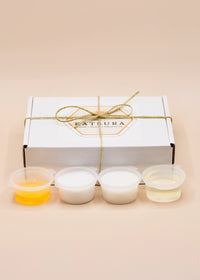 Hard Water sample haircare boxes are eco-friendly packages that contains four curated salon-quality products, each carefully chosen to combat the effects of mineral-rich water on different hair types.