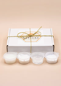 Hard Water sample haircare boxes are eco-friendly packages that contains four curated salon-quality products, each carefully chosen to combat the effects of mineral-rich water on different hair types.