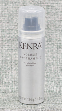 Kenra Volume Dry Shampoo is an OIL ABSORBING DRY SHAMPOO. This waterless shampoo instantly refreshes hair at the root. Absorbs oils & impurities. Translucent spray, leaving no white residue. Builds the ideal foundation for styling.