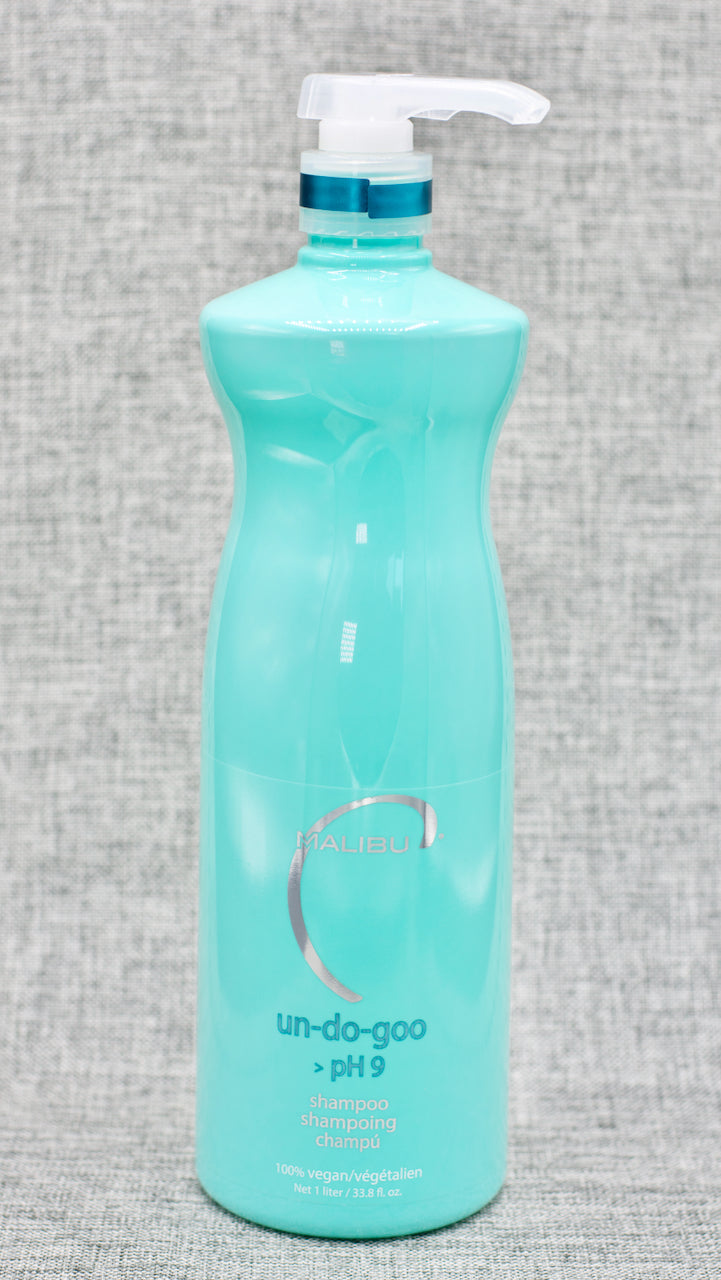 Malibu C Un-do-goo Shampoo, Superior to clarifying shampoos for the removal of styling product resins from the hair.