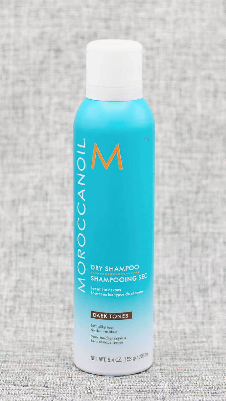 Moroccan Oil Dry Shampoo DARK TONES is a dry shampoo that dissipates instantly to absorb oil and product buildup without leaving a dull residue in dark hair.