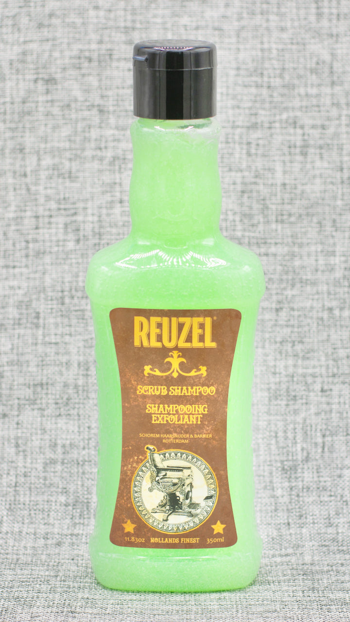 Reuzel Scrub Shampoo Exfoliant is a Perfect for maintaining a healthy scalp. This invigorating and exfoliating formula is perfect for the heavy product user and infrequent shampooer to remove excess product and buildup from hair.