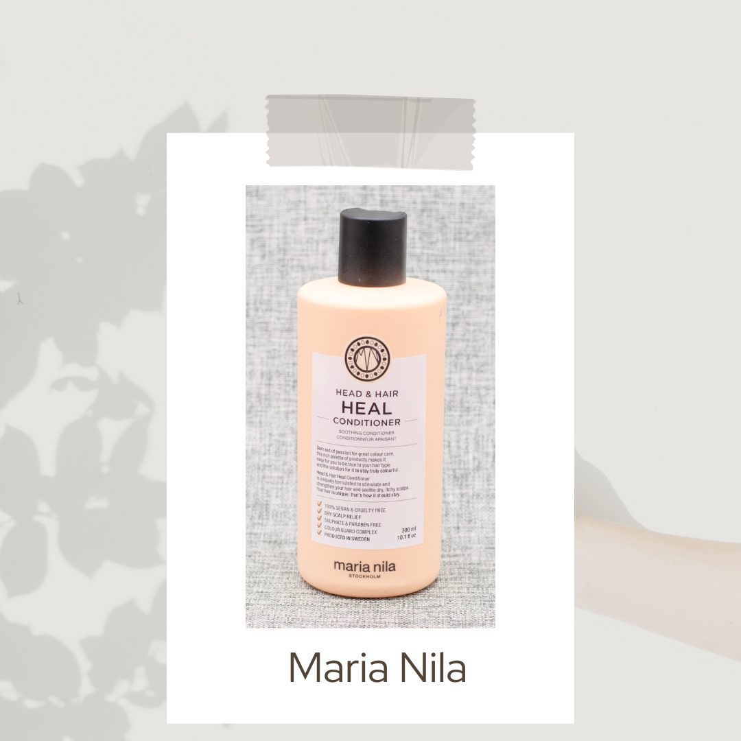 A collection of Maria Nila haircare products