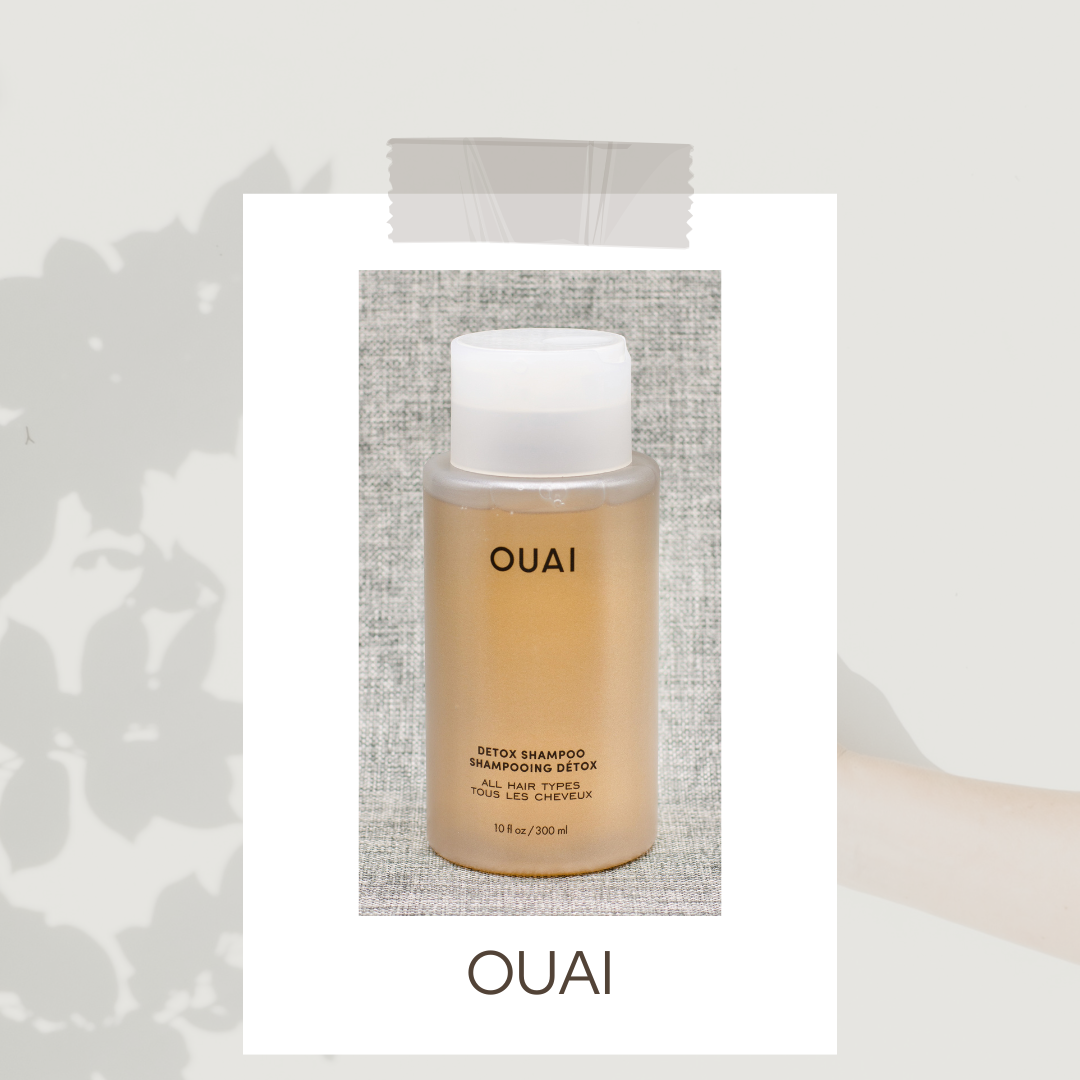 A collection of OUAI haircare products 