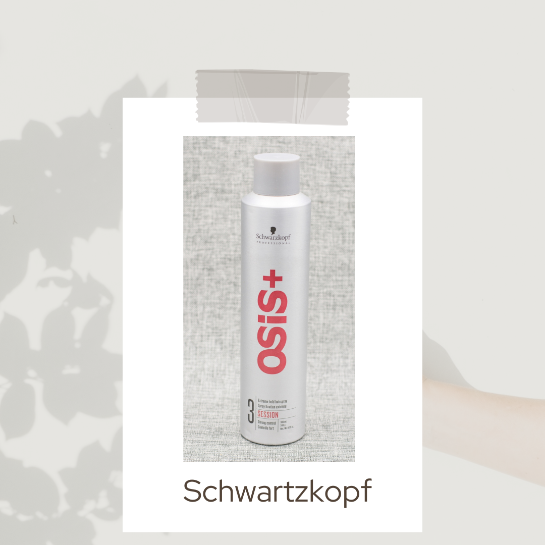 A collection of Swartzkopf Osis+ haircare products