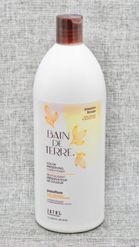 Bain de Terre Passion Flower Conditioner, Richly condition preserve vibrancy of color-treated hair while indulging in a lush, botanical scent.