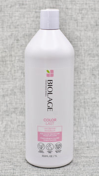 Biolage ColorLast Conditioner is a gentle conditioner that leaves hair soft and detangled with extra shine and depth of color. Color-treated hair often loses its color luster over time. Inspired by nature's fade-defying orchid, Biolage ColorLast Conditioner helps maintain the color depth, tone shine for vivid color-treated hair.