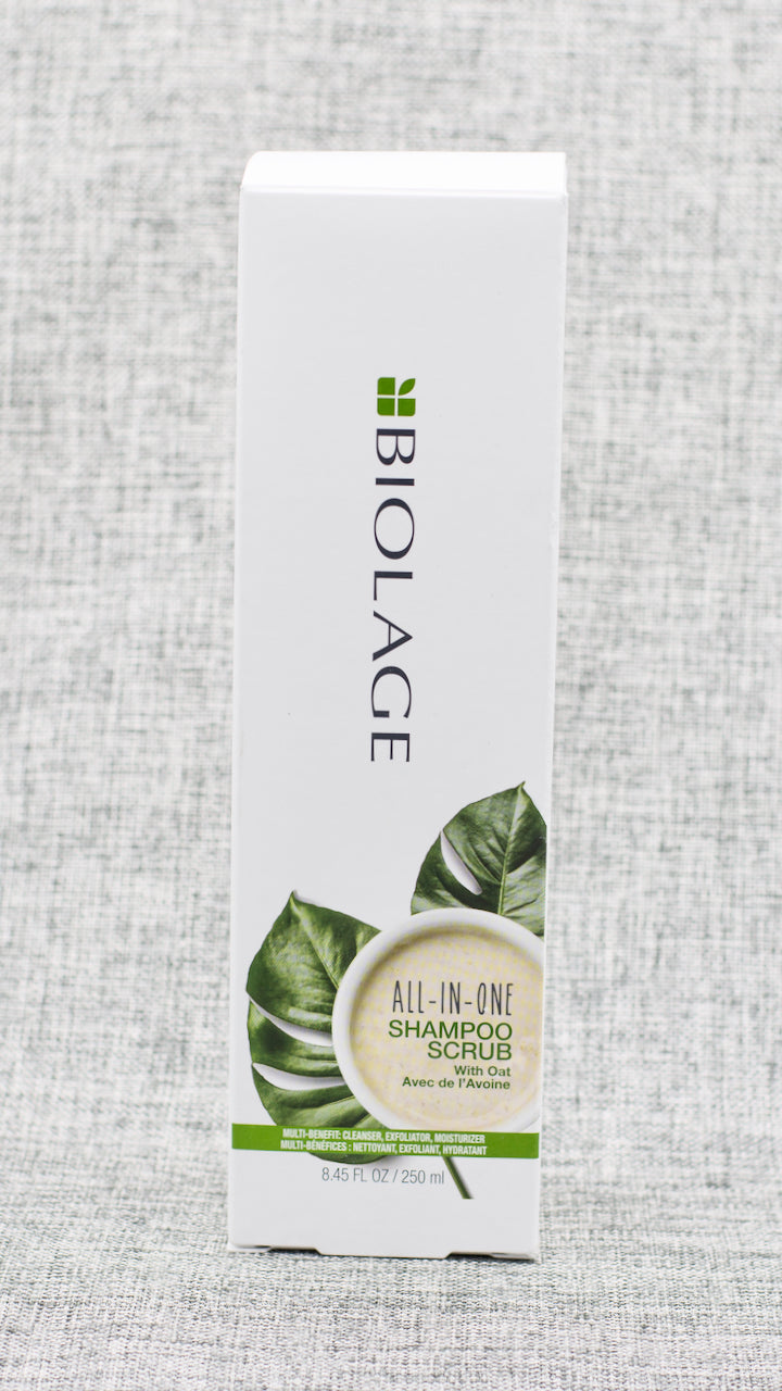 Biolage all-in-one shampoo scrub 