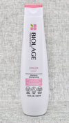 Biolage ColorLast Shampoo gently cleanses and helps maintain the color depth, tone and shine for vivid color-treated hair.