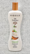 Biosilk Silk Therapy Natural Coconut Oil Moisturizing Conditioner is specifically formulated to cleanse and nourish while also providing intense moisture to the hair and skin. Infused with natural coconut oil and silk, the complete line of products is gentle enough for daily use and offers moisturizing oils the skin needs.