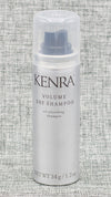 Kenra Volume Dry Shampoo is an OIL ABSORBING DRY SHAMPOO. This waterless shampoo instantly refreshes hair at the root. Absorbs oils &amp; impurities. Translucent spray, leaving no white residue. Builds the ideal foundation for styling.