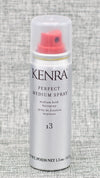 Kenra Perfect Medium Spray 13 provides optimum styling control without stiffness. This fast-drying formula gives a touchable, moveable, brush-through hold complete with a high-shine finish. Hold level 13