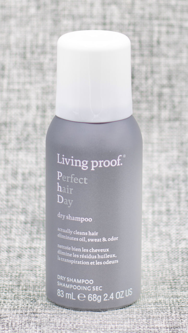 Living Proof Perfect hair Day™ Dry Shampoo actually cleans hair by absorbing oil, sweat, and odor while also making hair smell clean with a crisp, time-released fragrance. Absorbs oil, sweat, and odor. Actually cleans hair
Delivers a fresh, time-release scent
Makes hair look, feel, and smell clean
Talc-free