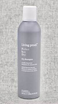 Living Proof Perfect hair Day™ Dry Shampoo actually cleans hair by absorbing oil, sweat, and odor while also making hair smell clean with a crisp, time-released fragrance. Absorbs oil, sweat, and odor. Actually cleans hair
Delivers a fresh, time-release scent
Makes hair look, feel, and smell clean
Talc-free