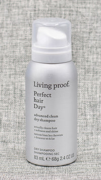 Living Proof Perfect Hair Day™ Advanced Clean Dry Shampoo is a breakthrough formula cleans and cares like a rinse-out shampoo, eliminating oil and sweat while leaving hair with just-washed softness and shine with conditioned ends and scalp. Extend time between washes and preserve your style for longer.