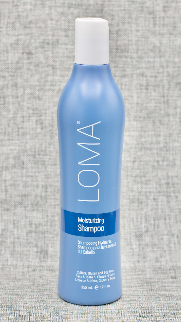 LOMA Moisturizing Shampoo contains certified organic ingredients specifically selected to enhance, protect, restore and repair the hair's natural moisture balance while providing vibrant shine. Replenish and restore moisture for silky, shiny hair. For all hair types especially normal to dry, color treated hair.