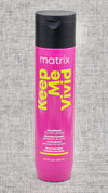 Matrix Keep Me Vivid Conditioner. Acidic conditioner deeply nourishes color-treated hair.  Deeply nourishes each strand without the weight. Glazing conditioner. Helps keep hair color sealed. 