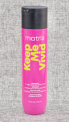 Matrix Keep Me Vivid Sulfate Free Shampoo. The latest sulfate-free technology gently cleanses to maintain vibrancy of fast-fading hair colors.  Keep Me Vivid Shampoo is the next generation SULFATE FREE technology that does it all.