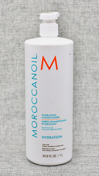 Condition and detangle dehydrated hair with Moroccanoil® Hydrating Conditioner. This gentle, daily-use formula leaves hair smoother, more manageable and easier to style. Infused with antioxidant-rich argan oil, vitamins A and E and moisturizing red algae for optimal hydration for all hair types—from normal to dry hair. Color-safe. Sulfate-free, phosphate-free and paraben-free.