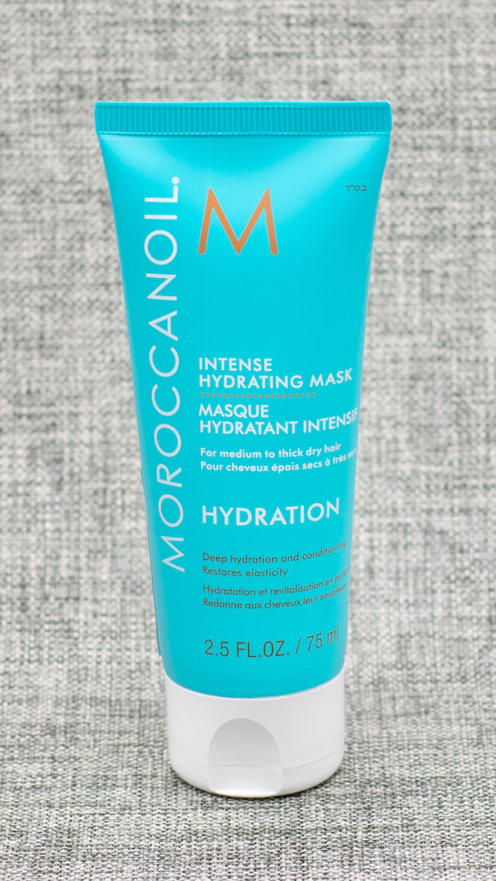 A deep conditioning mask to help restore moisture, elasticity, and shine to dry hair. Formulated with argan oil and other nourishing ingredients. Treat yourself to a quick, reviving five-minute hair mask. Moroccanoil® Intense Hydrating Mask is a high-performance, rich and creamy deep conditioner formulated for medium to thick, dry hair.