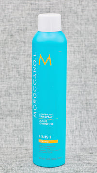 Moroccan Oil Luminous Hairspray Strong Hold is A strong hold, flexible hairspray that boosts shine and fights frizz without leaving a flaky residue. Ideal for securing updos. Moroccanoil® Luminous Hairspray Strong is a flexible hairspray for building long-lasting styles with movable yet strong hold.