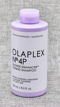 Olaplex Nº.4P Blonde Enhancer Toning Shampoo. One of THE BEST purple shampoo's on the market right now. A highly concentrated purple shampoo cleanses, tones, and repairs while keeping hair hydrated from roots to ends. Sulfate-free