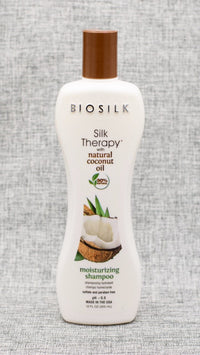 Biosilk Hair Care 12 oz Biosilk Silk Therapy with Natural Coconut Oil Moisturizing Shampoo