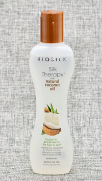 Biosilk Hair Care 5.6 oz Biosilk Silk Therapy Natural Coconut Oil Leave-In Treatment