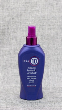 It's a 10 Hair Care 10 oz. It's a 10 Miracle Leave-In Spray