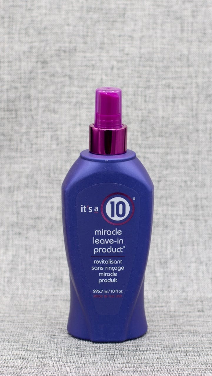 It's a 10 Hair Care 10 oz. It's a 10 Miracle Leave-In Spray