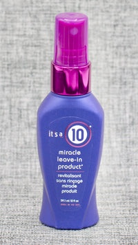 It's a 10 Hair Care 2 oz. It's a 10 Miracle Leave-In Spray