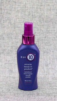 It's a 10 Hair Care 4 oz. It's a 10 Miracle Leave-In Spray