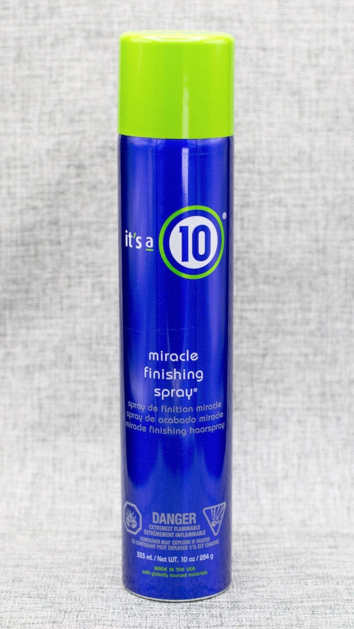 It's a 10 Styling 10 oz. It's a 10 Miracle Finishing Spray