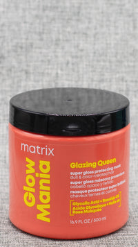 Matrix Hair Care 16.9 oz Matrix Glow Mania Glazing Queen Super Gloss Protecting Mask