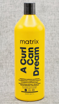 Matrix Hair Care 33.8 oz Matrix A Curl Can Dream Weightless Moisture Conditioner