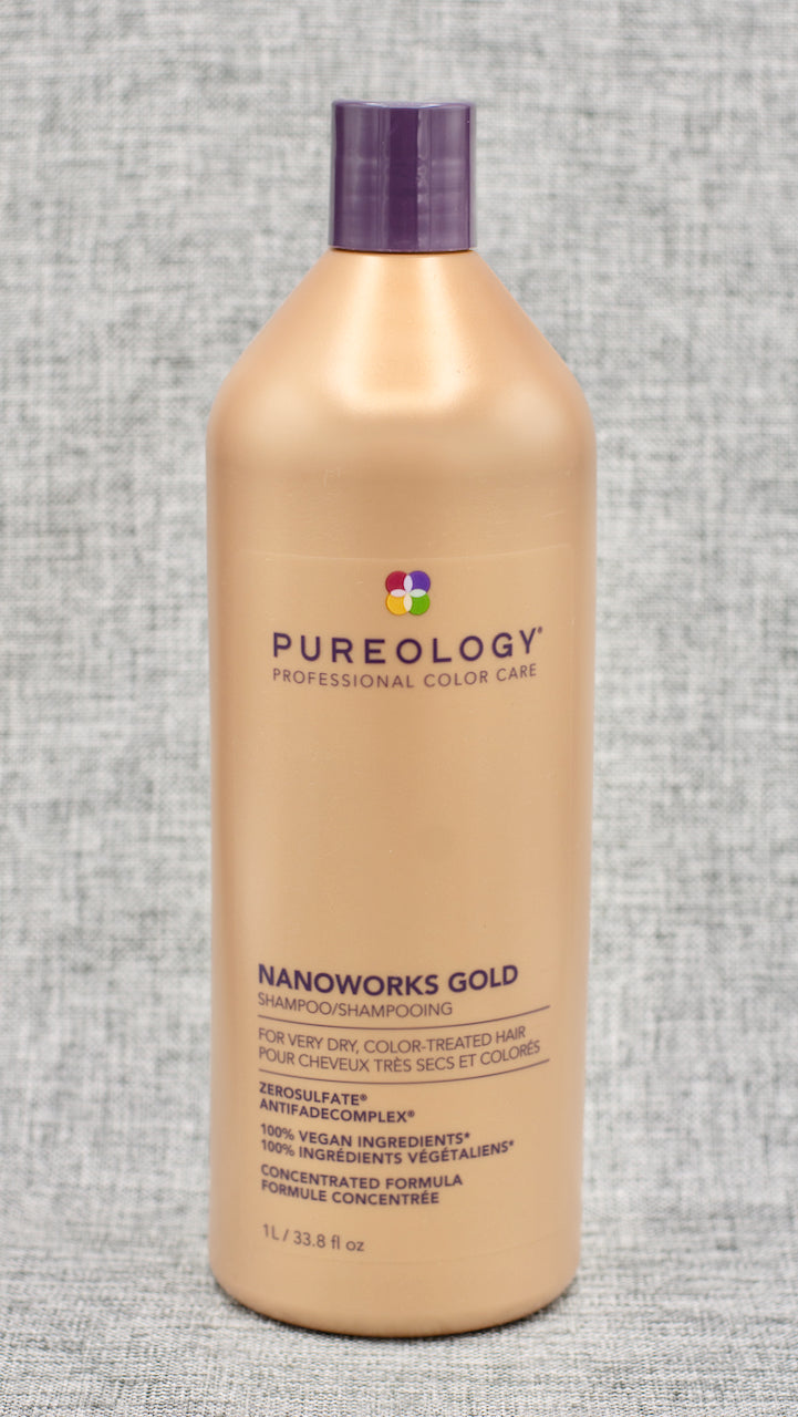 Pureology Hair Care 33.8 oz Pureology Nano Works Gold Shampoo